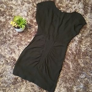 Silence + Noise black open back mini dress